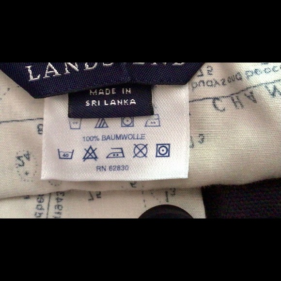 Lands End shorts, inner tie, outer button & zipper - Picture 5 of 14